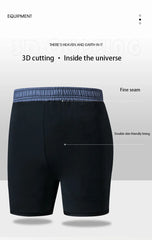 Double-Layer Swim Trunks for Men – Boxer Shorts with Anti-Embarrassment Lining | Professional Beach Pants & Adult Swim Gear