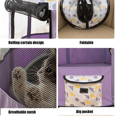Large Dog House & Foldable Pet Bed Tent – Cozy Basket for Cats & Dogs, Perfect for Delivery