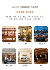 Lucky Automatic Water Flow Ornament - Circulating Water Coffee Table Desktop Decor for Office & Living Room