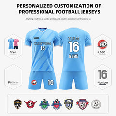 Football Jerseys for Adults & Kids – Personalized Soccer Uniforms for Men & Women, Team Sportswear & Training Tracksuit Set