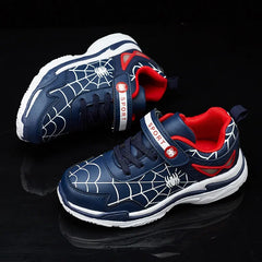 Luxury Boys' Fashion Sneakers – PU Leather Kids’ Casual Sports & Tennis Shoes