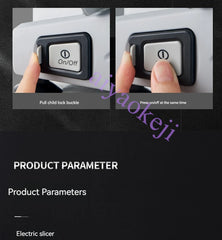 Multifunctional Electric Slicer – Lamb, Beef, Vegetable, Bread, and Sausage Slicing Machine