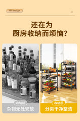 Organizer Cart Wheels Storage Trolley Shelf Kitchen Things Furniture Storages Islands Home Microwave Cart Kitchen Island Table