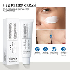 345 Relief Cream – Comprehensive Solution for Skin Problems, Anti-Sugar, Antioxidant, and Acne Mark Brightening