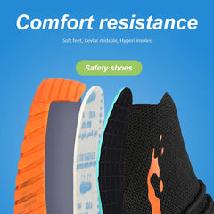 High top Safety Shoes Men Steel Toe Work Shoes Men Anti-puncture Safety Shoes Woman Work Safety Boots Man Indestructible Shoes