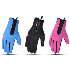 Autumn-Winter Motorcycle Gloves – Windproof, Anti-Slip, Touchscreen Fleece Gloves for Men & Women