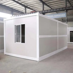 Double-wing Folding Box Movable Room Modular Prefabricated Portable Foldable Homes 20ft Office Folding Container House