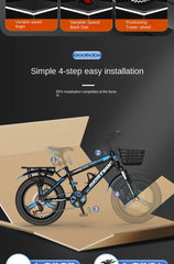 Chase New 20-Inch Variable Speed Mountain Bike – For Children Ages 8–12 | Boys & Girls Primary School Bicycle