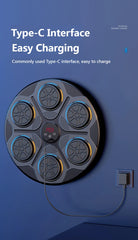 Music Boxing Machine – Smart Bluetooth Wall-Mounted Boxing Trainer | Electronic Punching Target for Home Gym & Fitness