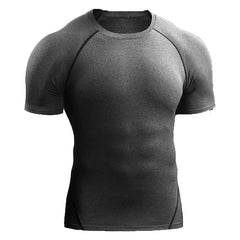 Men's Compression T-Shirt – Quick-Dry, Elastic Running & Gym Sportswear for Athletic Workouts