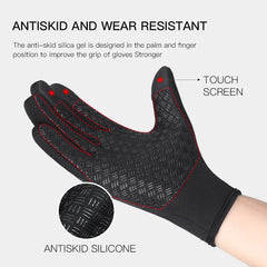Autumn-Winter Motorcycle Gloves – Windproof, Anti-Slip, Touchscreen Fleece Gloves for Men & Women