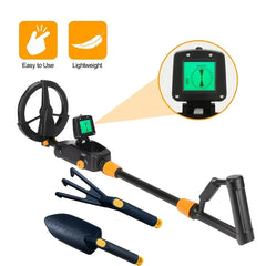 7.4 Inch Waterproof Kid Metal Detector Gold Detector Lightweight Search Coil (24"-35") Adjustable Metal Detector for Junior
