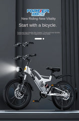 SKIG 18-Inch Magnesium Alloy Mountain Bike – Dual Shock Absorption Bicycle for Boys & Girls Ages 8–14 | Lightweight & Durable