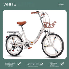 Folding Mountain Bike for Boys & Girls – Variable Speed Bicycle for Primary & Secondary School Students | 18", 20", 24" Sizes