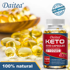 Daitea Fat Burning Ketone Soft Capsules – Supports Calorie Breakdown, Weight Control & Health Maintenance