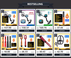 Treasure Hunter MT705 Professional Underground Metal Detector – V-Flex Tech, Waterproof 11" Coil, High Sensitivity Scanner