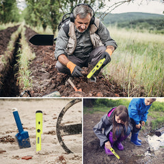Metal Detector High Sensitivity Portable Waterproof Handheld GP-Pointer Detector for Silver Coin Gold Finder Locating