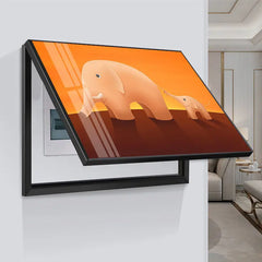 ravel Shark Creative Art Poster – 45x35CM Fashion Home Decor & Electric Meter Box Cover