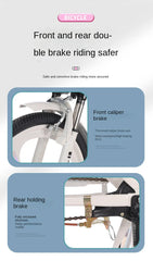 Folding Mountain Bike for Boys & Girls – Variable Speed Bicycle for Primary & Secondary School Students | 18", 20", 24" Sizes