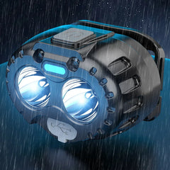 Powerful LED Headlamp | IPX4 Waterproof Emergency Head Flashlight | 250LM XPE LED for Outdoor Fishing, Camping & Hiking