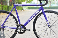 Tsunami SNM100 Fixie Fixed Gear Bike – 700C Single Speed Racing Bicycle | Lightweight Aluminum Alloy Frame | Customizable Track Cycling(Not available for US)