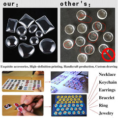 Palestine Necklace – Flag Photo Glass Cabochon Heart & Moon Pendant Chain Choker Jewelry for Men & Women