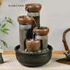 Creative Circulating Water Fountain - Landscape Desktop Lucky Decoration with Rockery & Water Feature