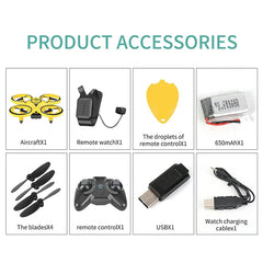 XIAOMI RC Intelligent Gesture Induction Drone Watch Quadcopter Fall Resistant Suspension Remote Control Small Aircraft Toy