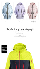 Autumn Hoodie Jackets Men Windproof Waterproof Warmth Fashion Trends Male Coat Versatile Casual Outdoor Mountaineering Clothing