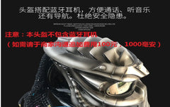 Iron Blood Warrior Predator Motorcycle Helmet – Retro Off-Road Full-Face Helmet for Men | Personalized Design | DOT & ECE Certified