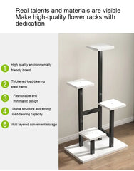 Multi-Tier Metal Plant Stand - Indoor Flower Pot Holder & Garden Display Rack