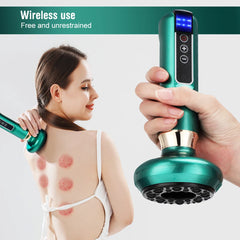 Electric Cupping Massager – Vacuum Suction & GuaSha with Infrared Heat for Anti-Cellulite & Body Slimming