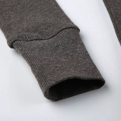 Grunge 2000s Ribbed Hoodies Zip Up Hooded Sweatshirt for Women Autumn Casual Full Sleeve Coats Women y2k Vintage Outfits