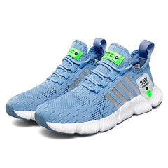 Men’s Thick-Soled Sneakers – Breathable Summer Running & Tennis Shoes, Comfortable Casual Footwear in Large Sizes