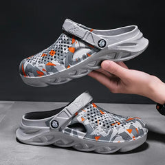 Men’s EVA Platform Sandals – Flat Summer Slippers, Outdoor Garden Clogs, Flip-Flops & Casual Home Shoes