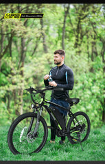 IDOTATA Electric Bicycle 48V 12.8AH Lithium Battery 500W Motor Adult Mountain Electric Bike 21Speed Cycling Bicycle 26INCH Ebike