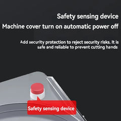 Commercial Electric Vegetable Dicer & Slicer – 5-Blade Food Processor for Cubing, Strips & Slices of Potatoes, Carrots & Fruits