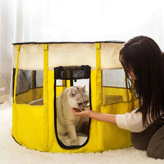 Large Dog House & Foldable Pet Bed Tent – Cozy Basket for Cats & Dogs, Perfect for Delivery