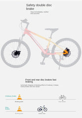 Grylls Aluminum Alloy Mountain Bike – Cross-Country, Variable Speed, Outdoor Sports Bicycle for Men & Students