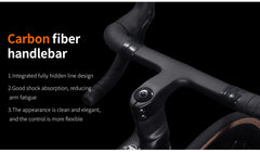 KOOTU Full Carbon Fiber Road Bike – Ultra-Light Pure Oil Disc Brake Bicycle with SHIMANO R7120 24-Speed Components | Performance Cycling for Adults