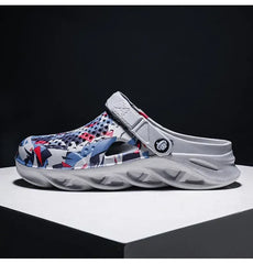 Men’s EVA Platform Sandals – Flat Summer Slippers, Outdoor Garden Clogs, Flip-Flops & Casual Home Shoes