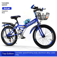 Folding Mountain Bike for Kids – 18/20 Inch Variable Speed Bicycle for Boys & Girls | Student Road Bike | Bicicleta de Estrada