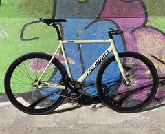Tsunami SNM100 Fixie Fixed Gear Bike – 700C Single Speed Racing Bicycle | Lightweight Aluminum Alloy Frame | Customizable Track Cycling(Not available for US)