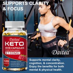 Daitea Fat Burning Ketone Soft Capsules – Supports Calorie Breakdown, Weight Control & Health Maintenance