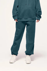 INFLATION 350gsm Thick Velvet Tracksuit – Unisex Solid Color Jogging Suit | 2023 Trendy Matching Fleece Sweatpants & Hoodie Set