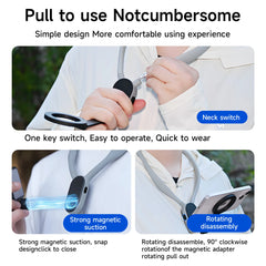 Magnetic Phone Neck Mount - Hands-Free POV Holder for GoPro & Smartphones