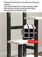 Multi-Tier Metal Plant Stand - Indoor Flower Pot Holder & Garden Display Rack