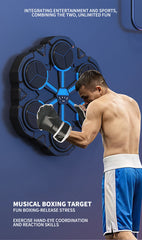 Smart Bluetooth Music Boxing Machine – Wall-Mounted Boxing Trainer with Music & LED Targets | Home Fitness & Stress Relief Equipment