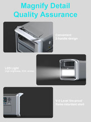 0W 1000W 2000W Portable Power Station | Solar Generator | LiFePO4 Battery | 110V/220V AC Outlets | Camping, Home, RV, Emergency Backup, Outdoor Power Supply