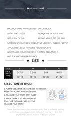 Autumn-Winter Motorcycle Gloves – Windproof, Anti-Slip, Touchscreen Fleece Gloves for Men & Women